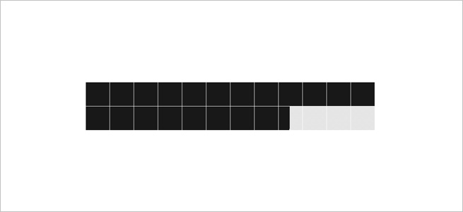 スクリーンセーバー「1px clock」のイメージ画像