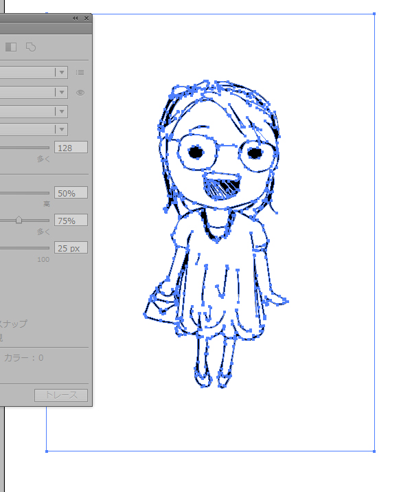 Illustratorで画像トレースする方法 落書きからイラストを作ってみた 株式会社lig