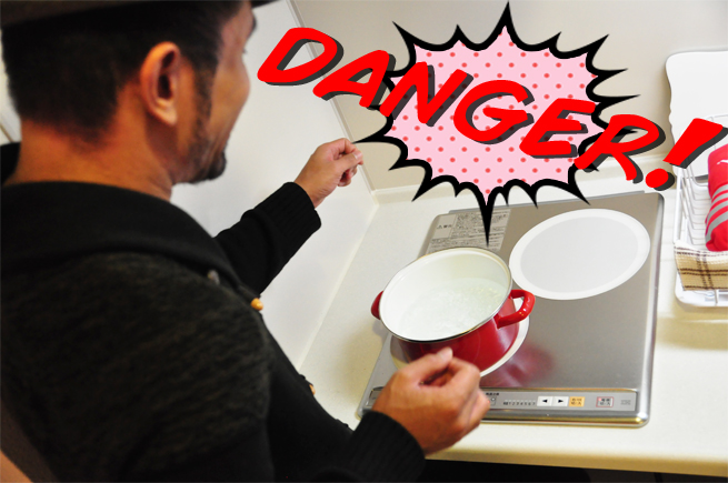 グツグツ煮えているぜ