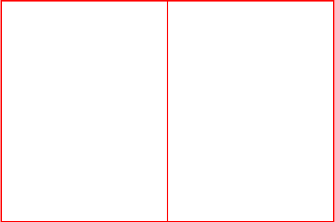 二分割構図のイメージ