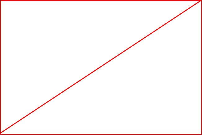 対角線構図のイメージ