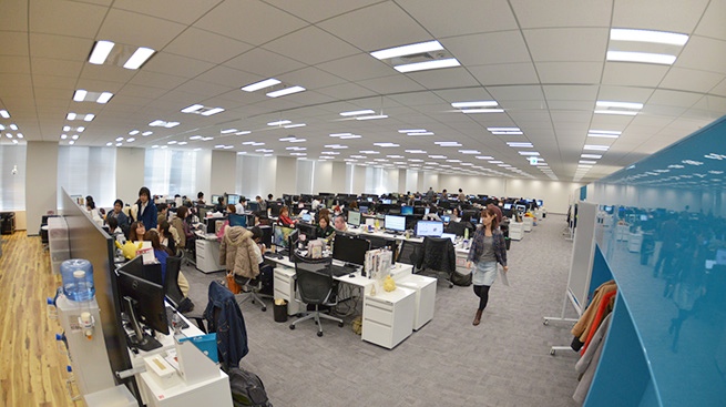 執務スペースは至って普通だったよ。