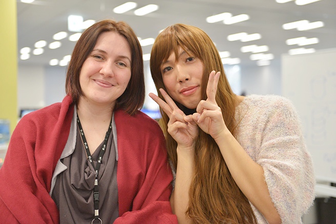 エミリはチャレンジャーだね。