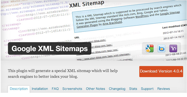 GoogleXMLSitemaps