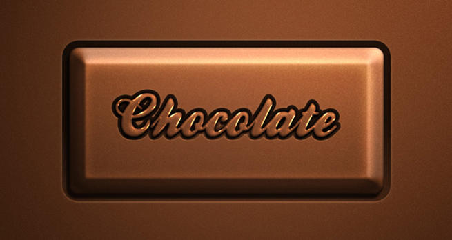 Psd Chocolate Text Effect