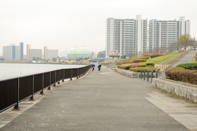 師走だから僧侶と100メートル走をしてみた