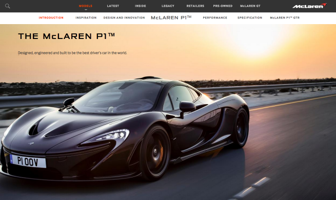 McLaren Automotive McLaren P1™ Introduction