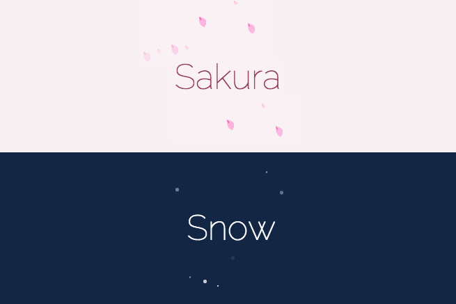 CSS3のanimation（アニメーション）で春うららかな桜を降らせてみた