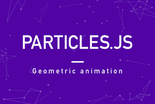 particles.jsを使って簡単に幾何学的なアニメーションを作る