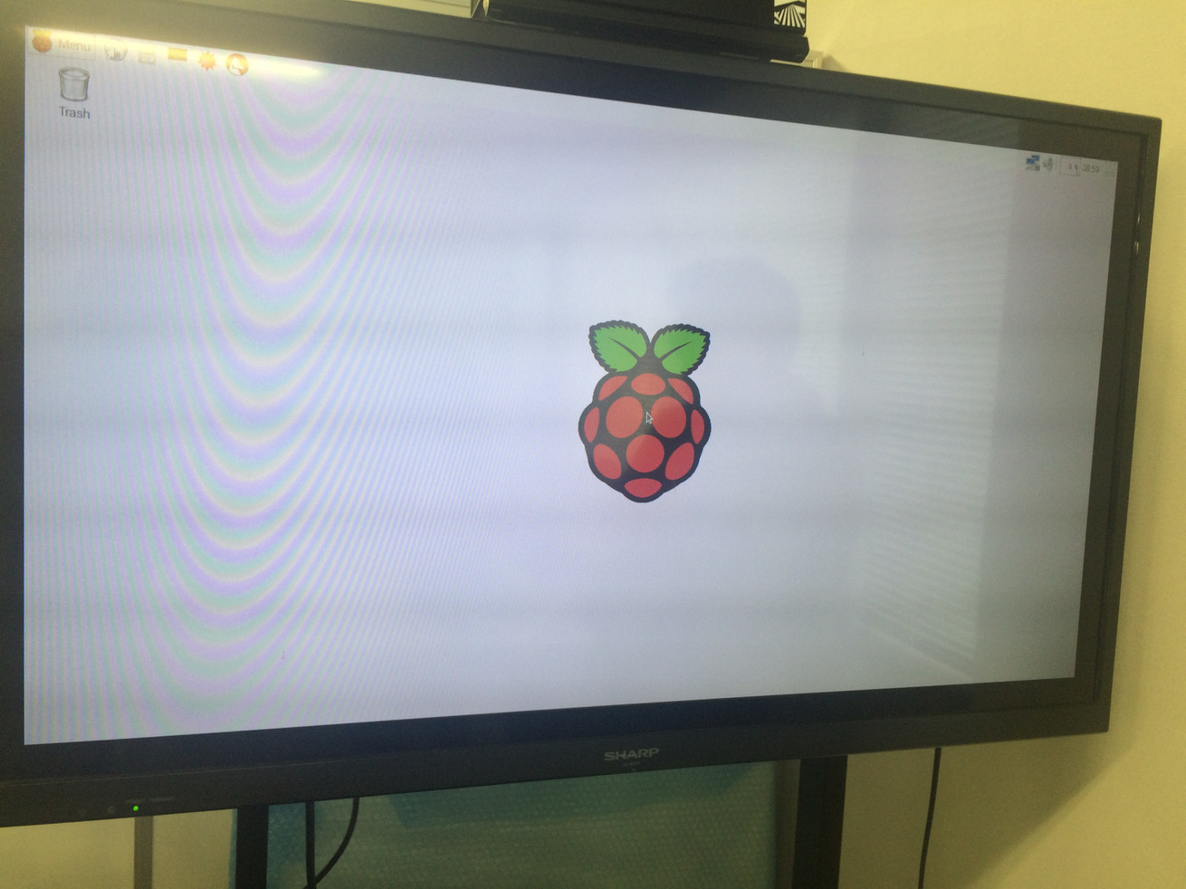 Raspberry Pi起動完了画面