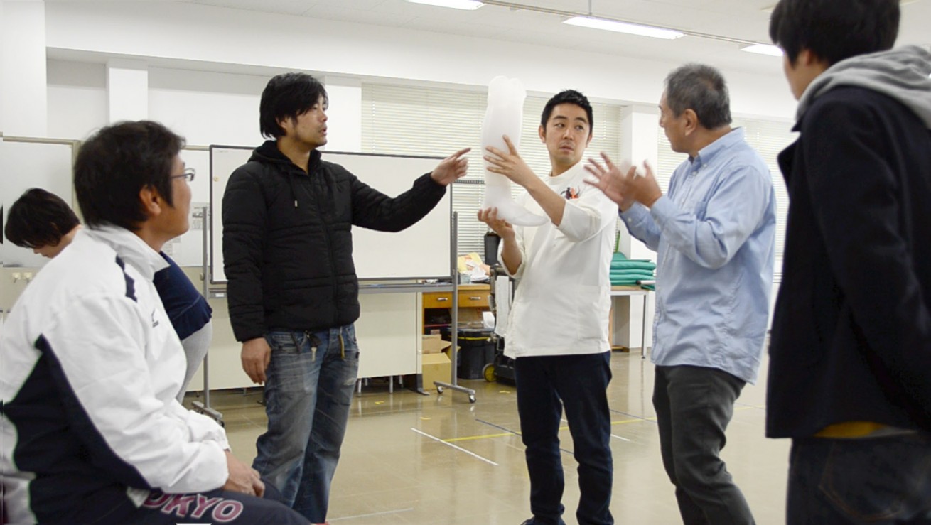 義足制作シーン1_SHCデザイン