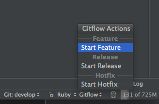git-flow integration plugin
