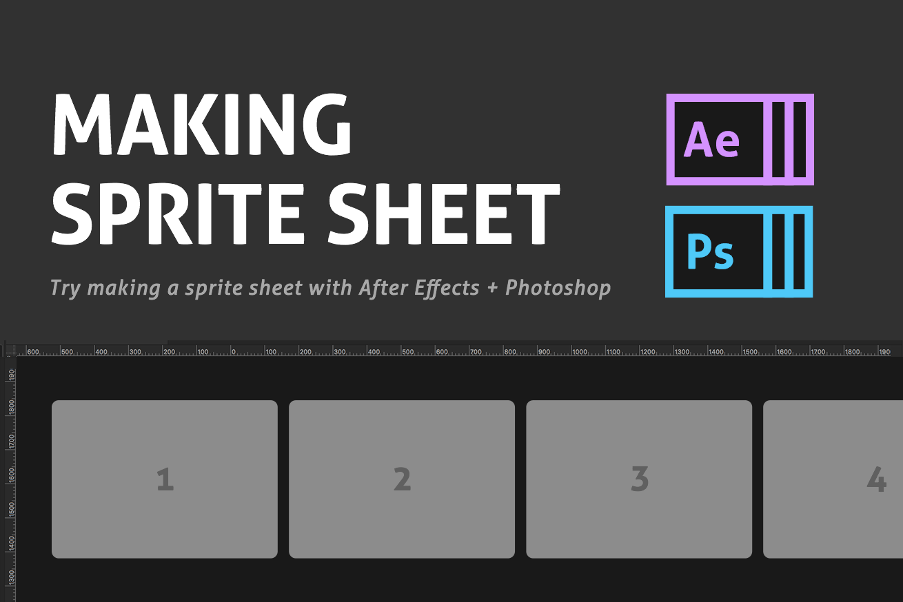 After Effects Photoshopでスプライトシートを作ってみる 株式会社lig