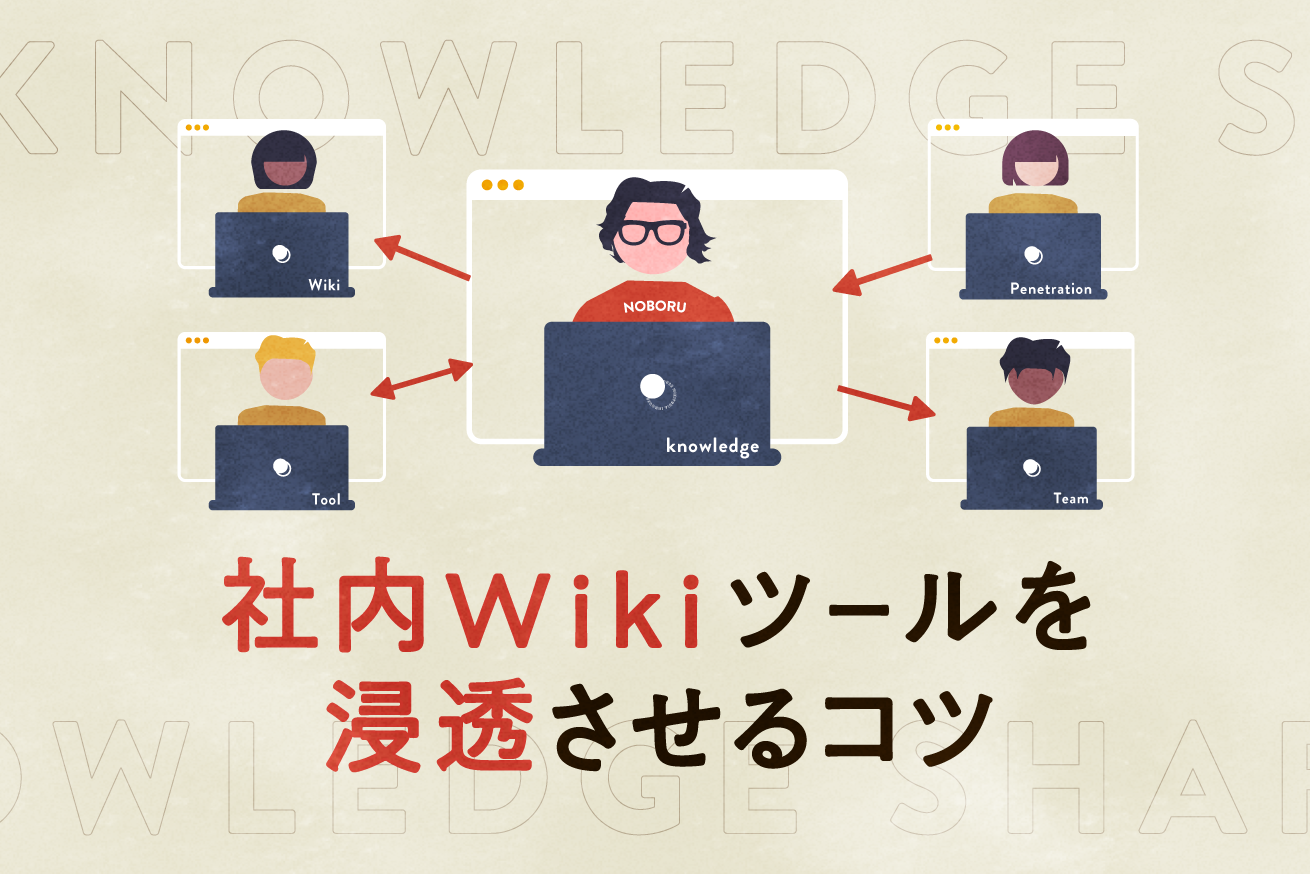 誰も使わない社内Wikiツールを浸透させる3つのコツ