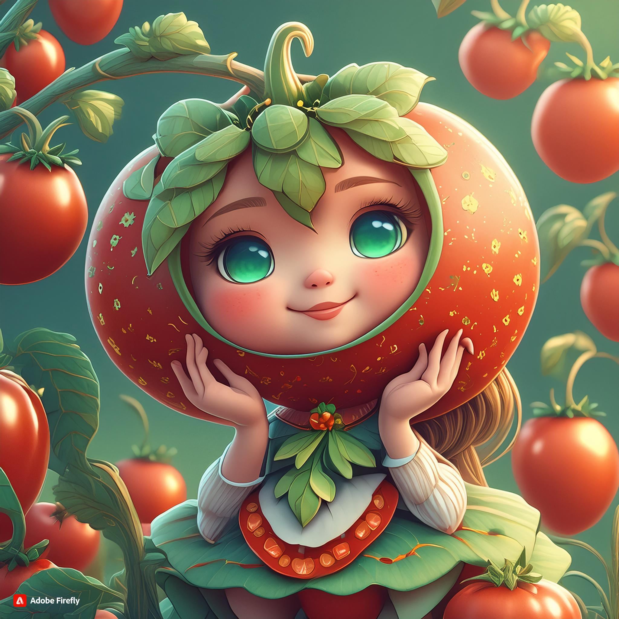 Firefly トマトをモチーフにした可愛いキャラクター