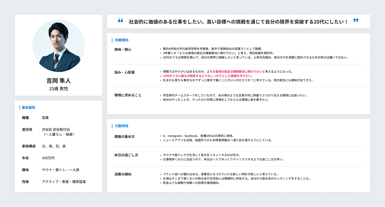 ペルソナ分析のイメージ画像