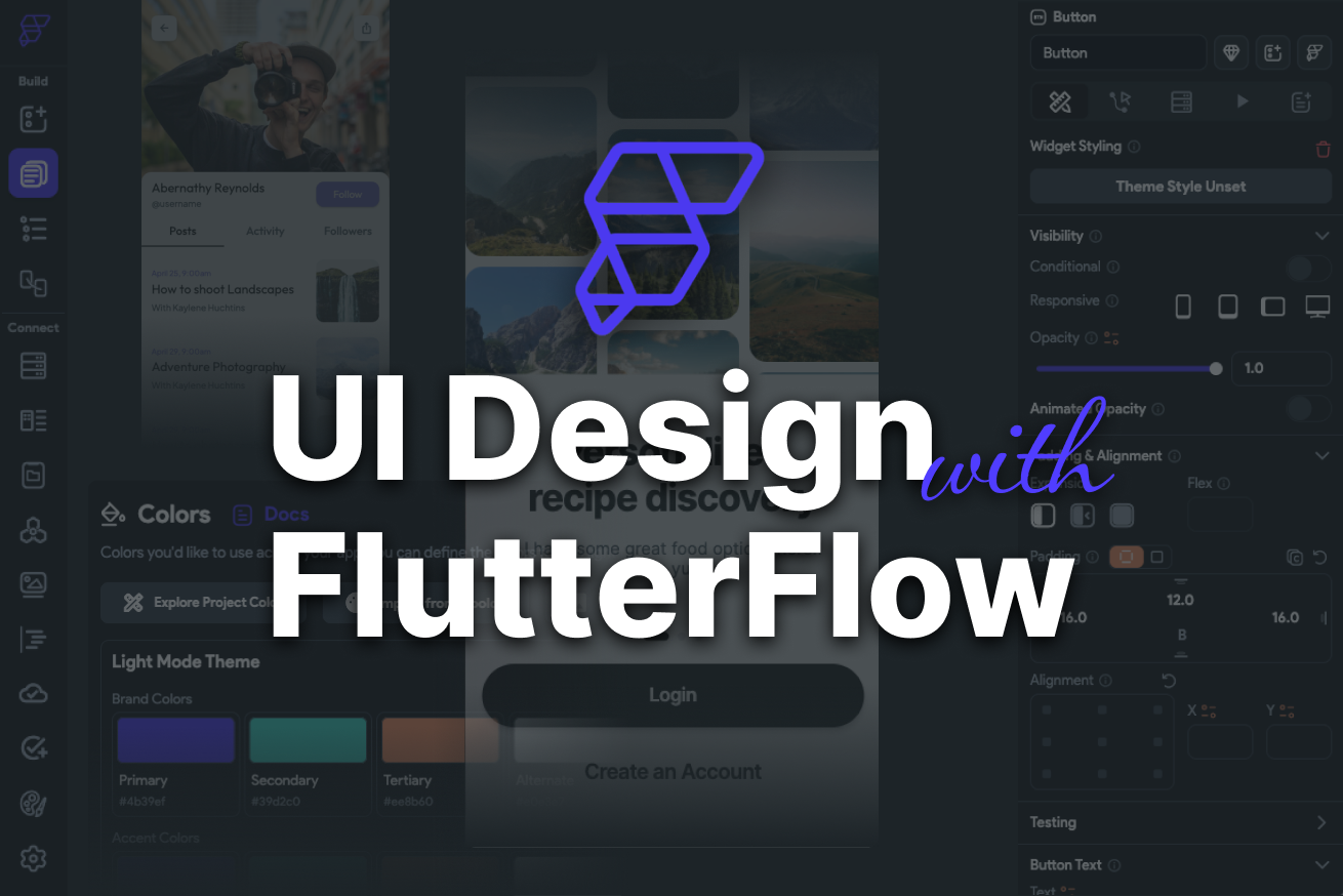 FlutterFlowにデザインの制約はある？独自性を表現する方法【参考事例付き】