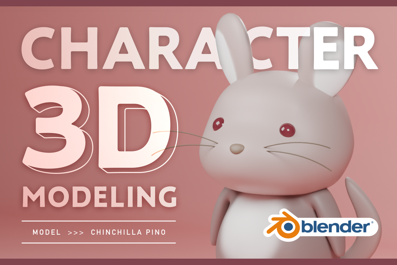 Blenderでキャラクターモデリング！愛するチンチラを3D化してみた