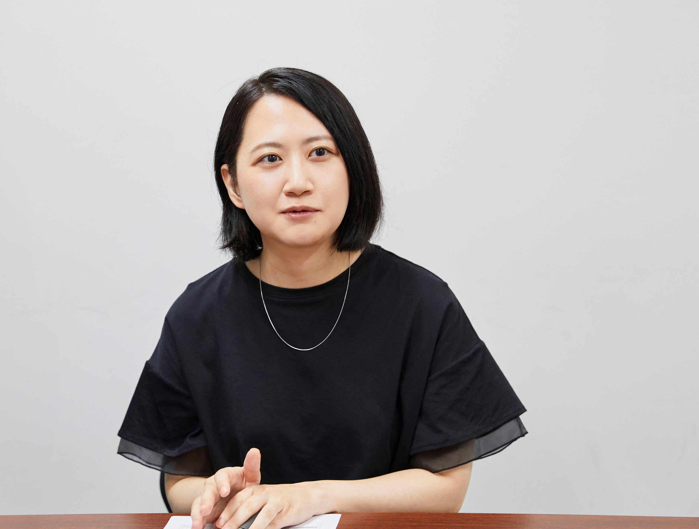 志澤さんのインタビューカット