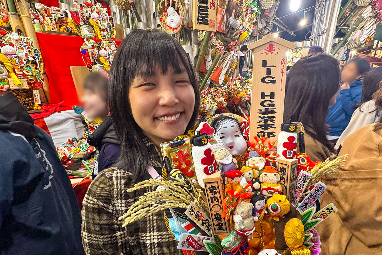 【LIGNEWS】今年もみんなで浅草「酉の市」に行ってきました！