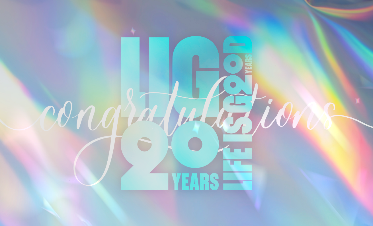 LIG20周年ロゴ制作裏話「Good」に込めた感謝の20年