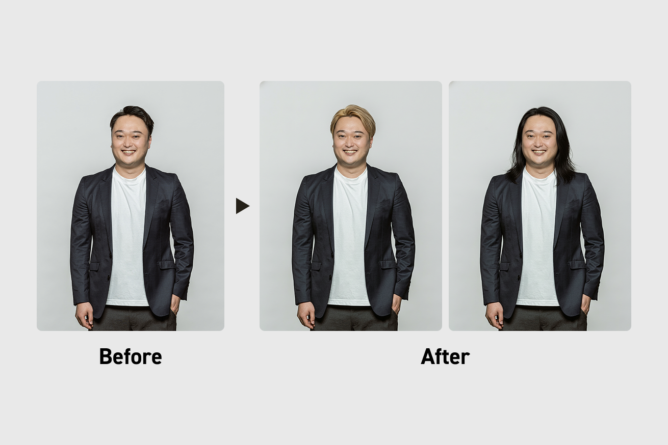 Google AI Studioでの写真加工画像