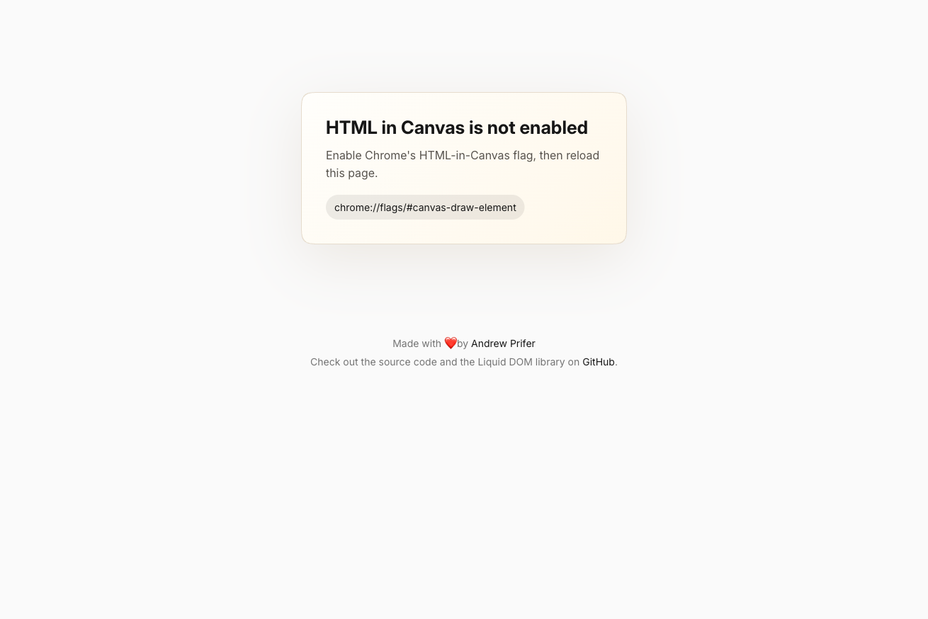 Liquid DOM — Web で Apple Liquid Glass を完全実装