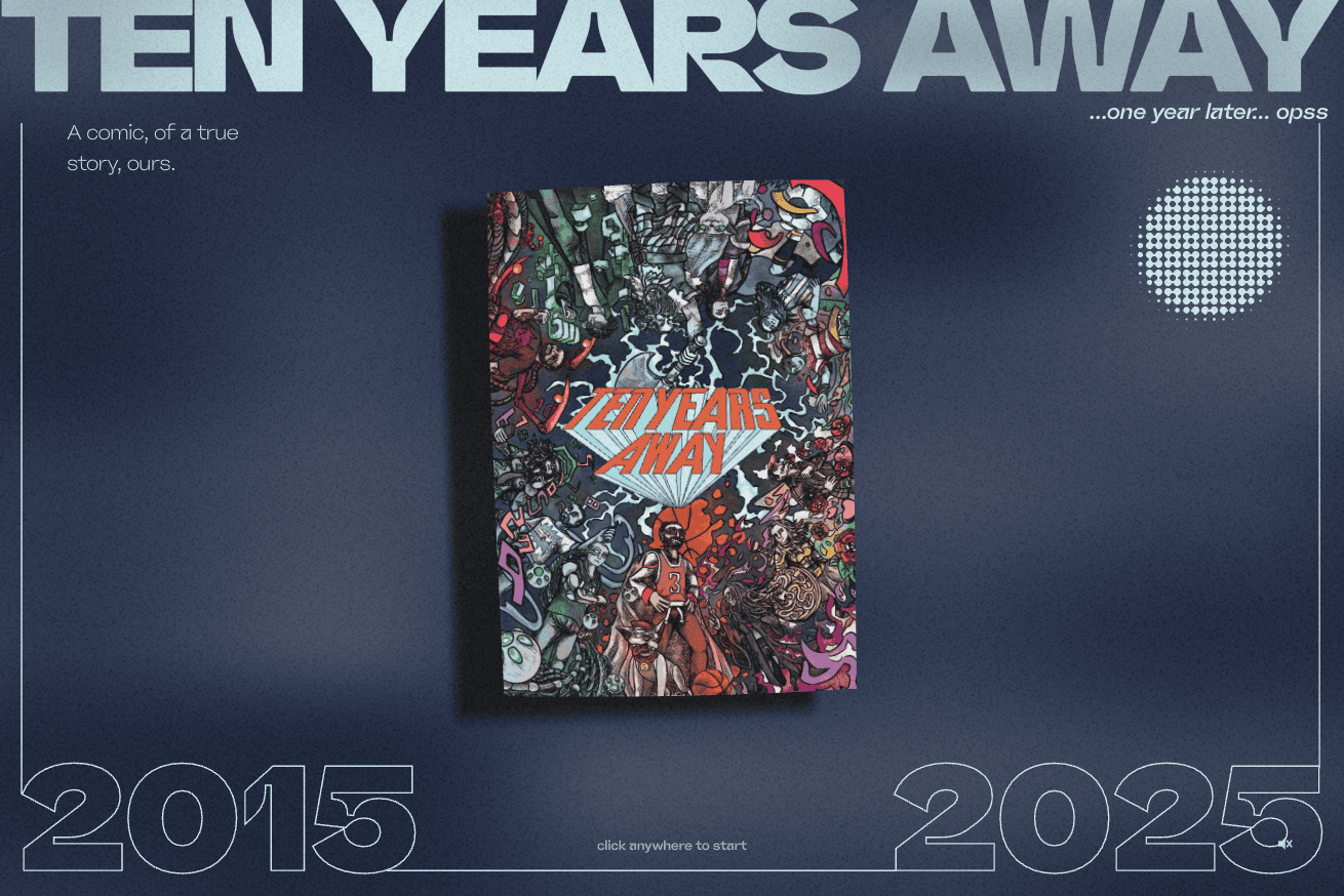 Ten Years Away - A graphic novel, of a true story