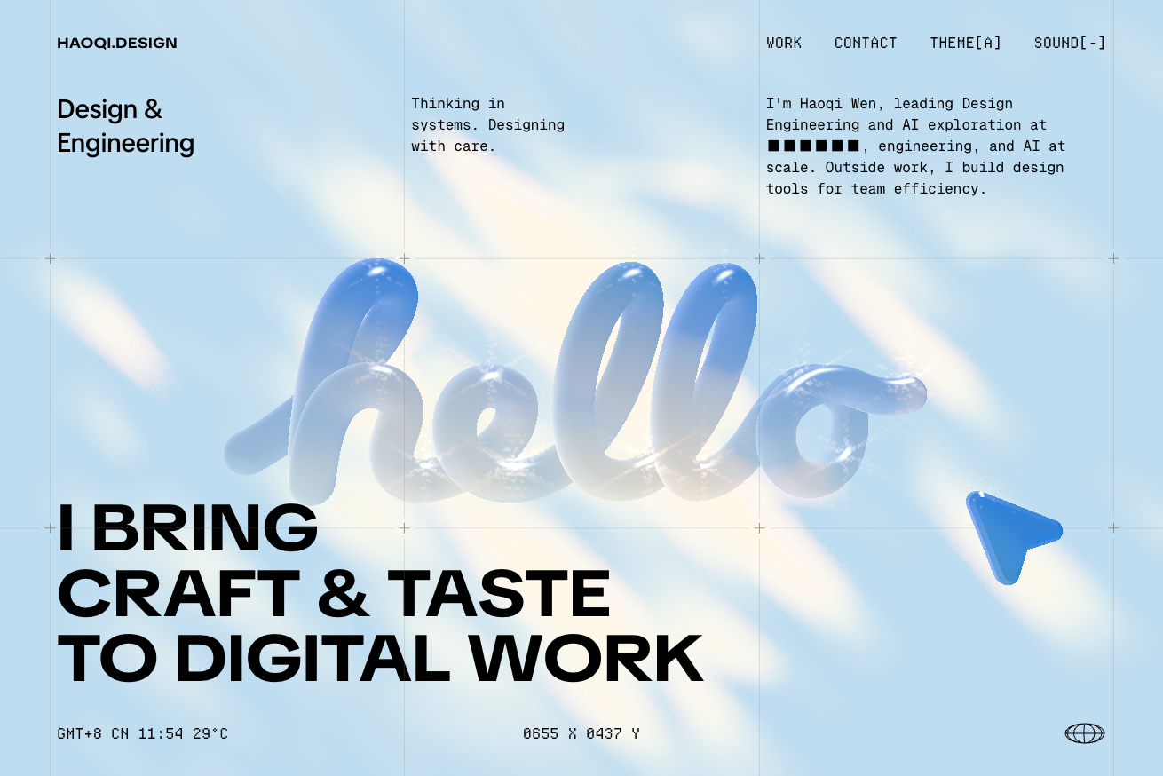 Haoqi Wen — Portfolio